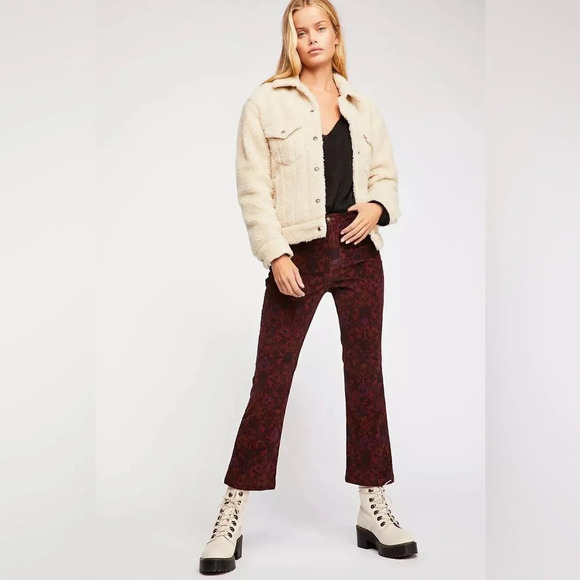 Free people Tailored Crop Cord Flares size 6 - Picture 9 of 9